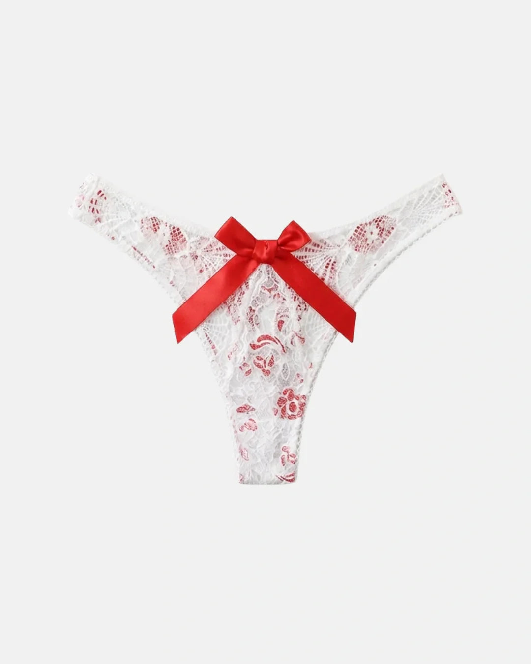 Non-Padded Bra Set - Ribbon Lace