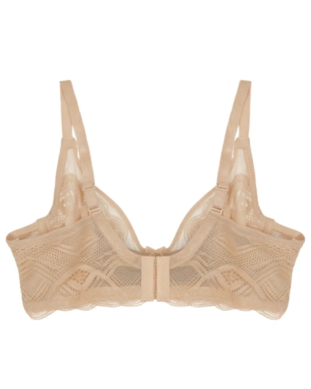 Non-Padded Lace Bra - June - Skin