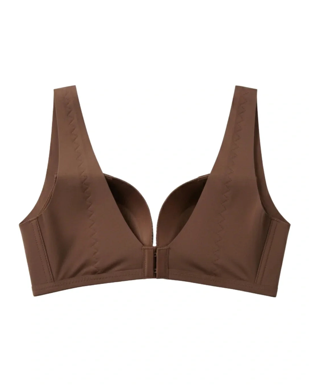 Seamless Padded Bra - Elvra - Dark Brown