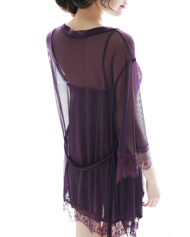 Gown Set - Amoria - Purple