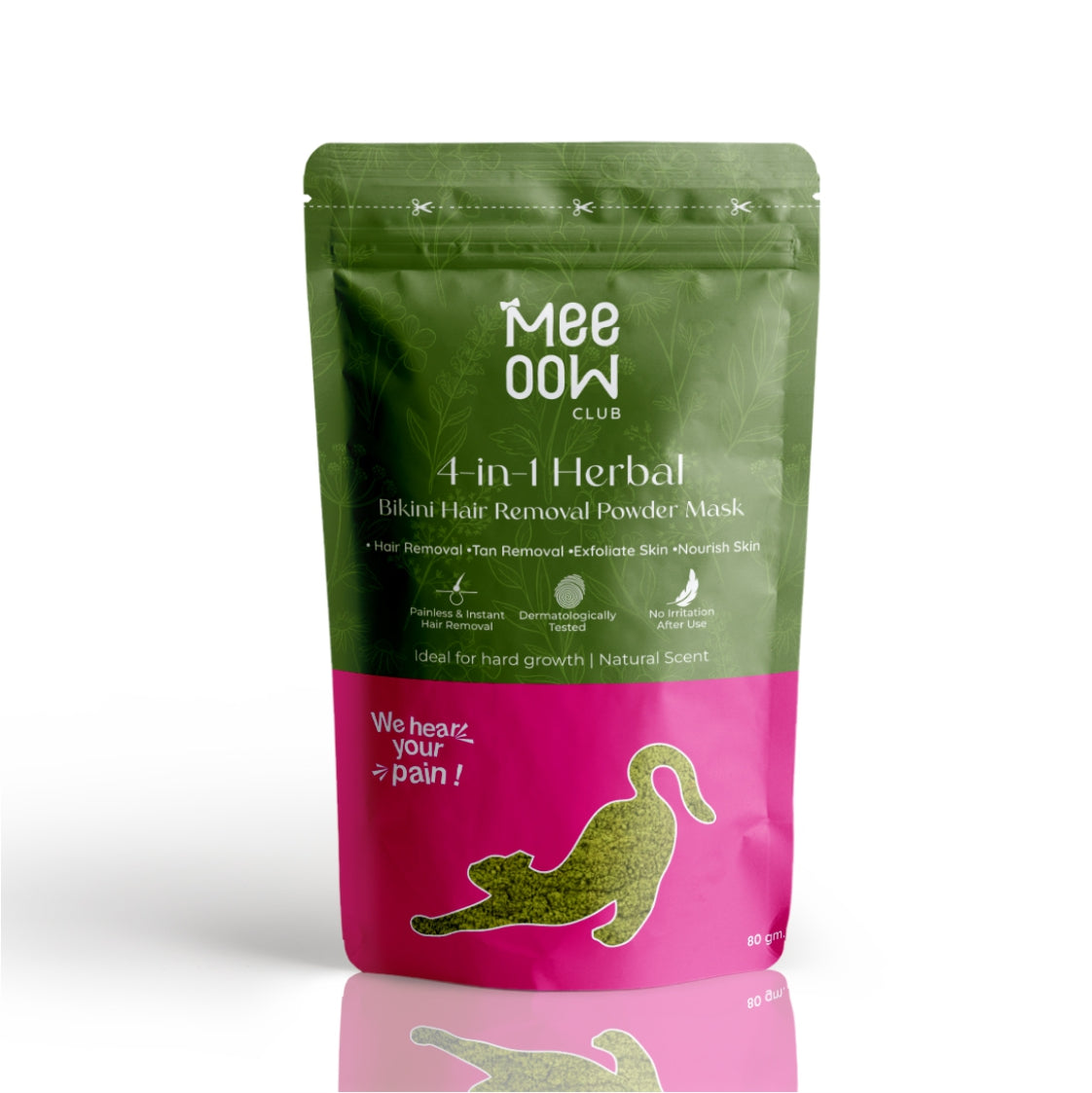4-in-1 Herbal Bikini Hair Removal Wax Powder Mask