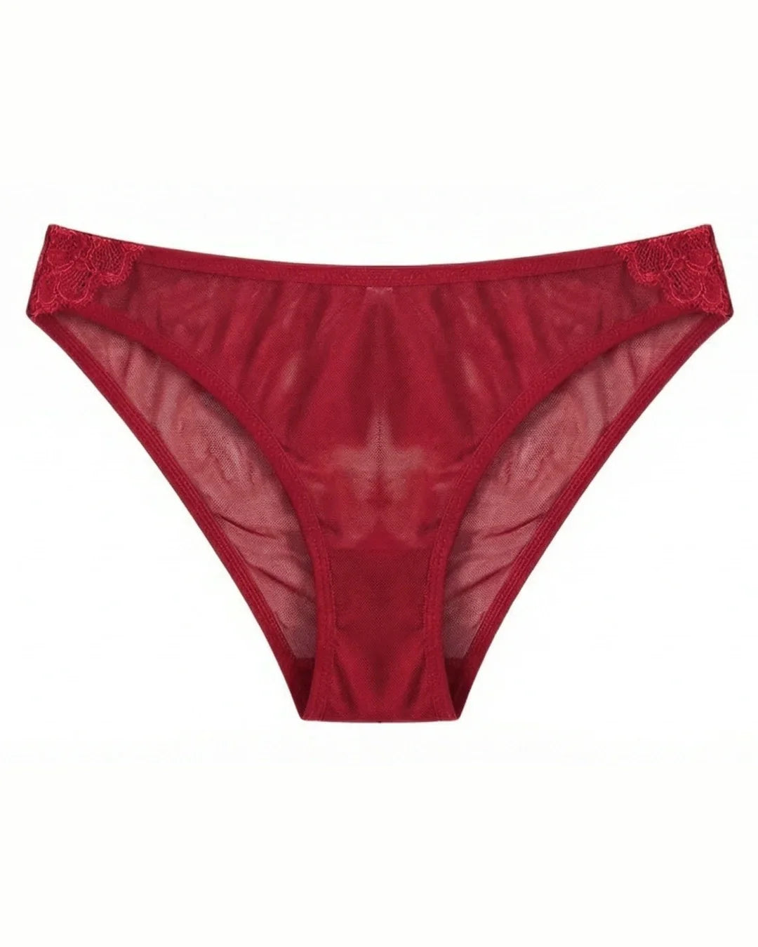 Padded Bra Set - Nerina - Red