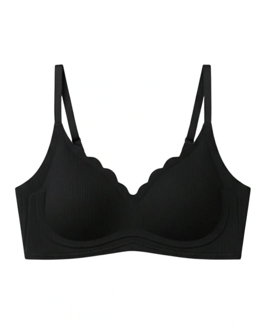 Seamless Padded Bra - Swana - Black