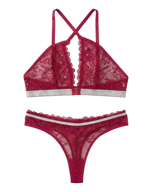 Non Padded Bra Set - Roslace