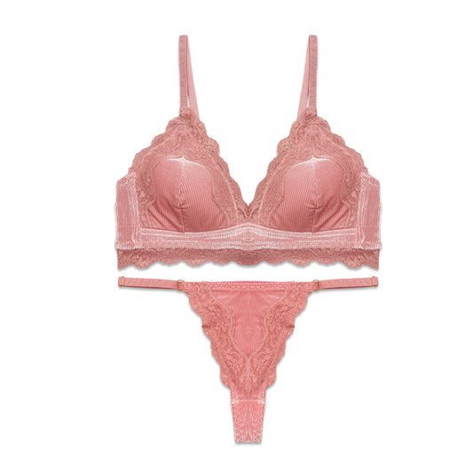 Bra Set - Blush Nectar