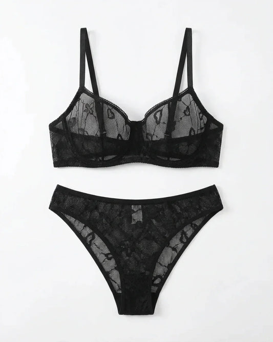 Non-Padded Bra Set -  Arlina