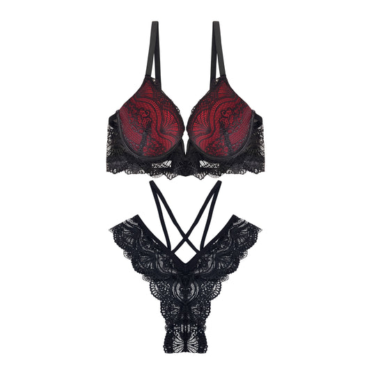 Bra Set - Bold Bloom