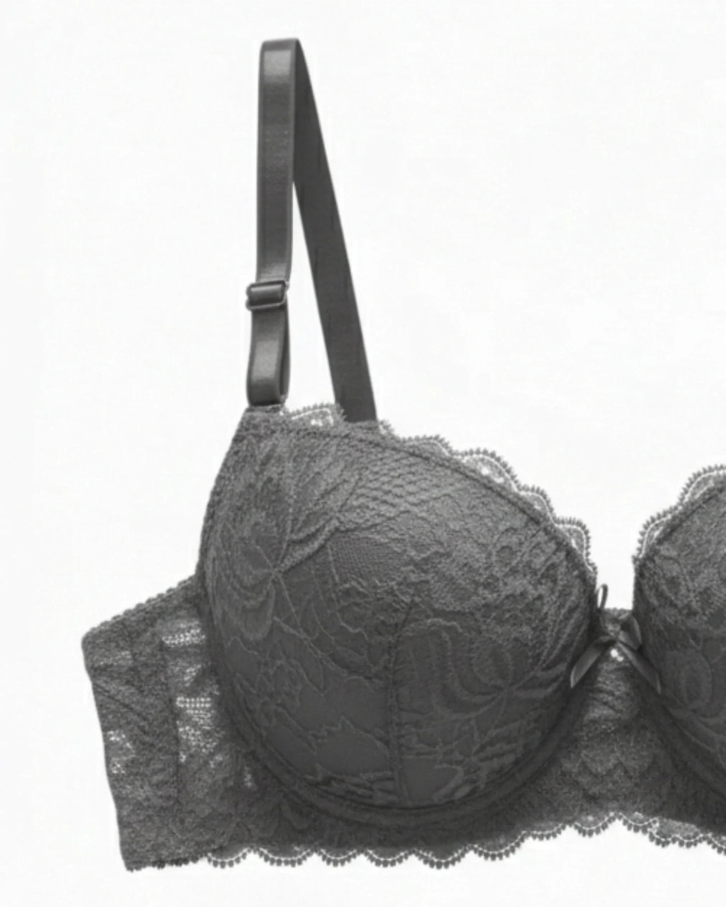 Padded Bra Set -  Embro - Grey