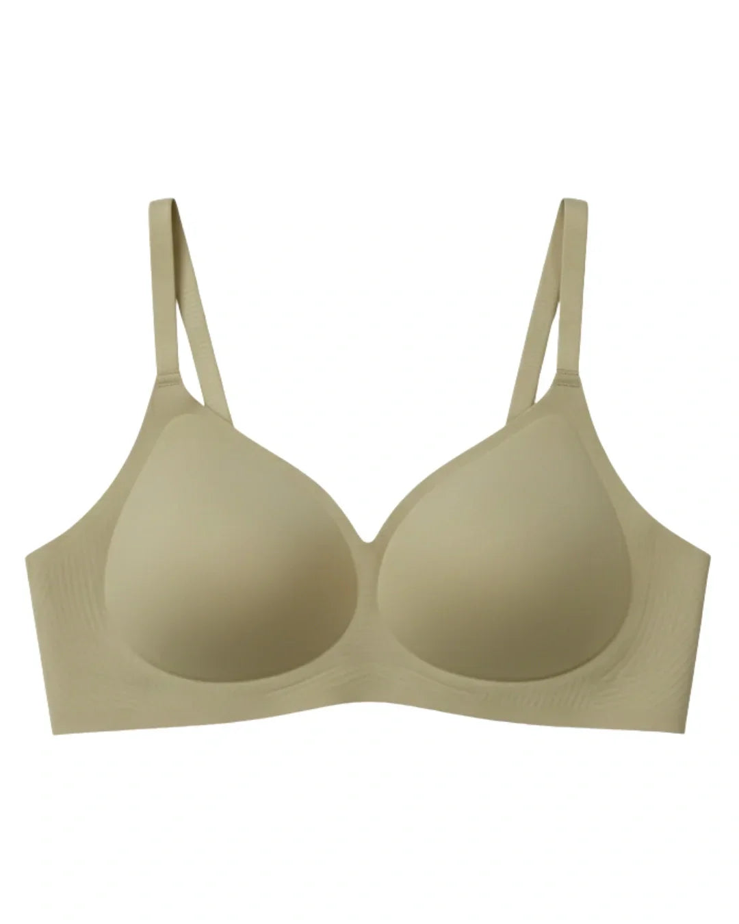 Seamless Padded Bra - Silven - Olive