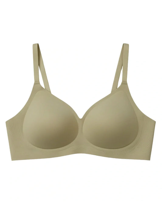 Seamless Padded Bra - Silven - Olive