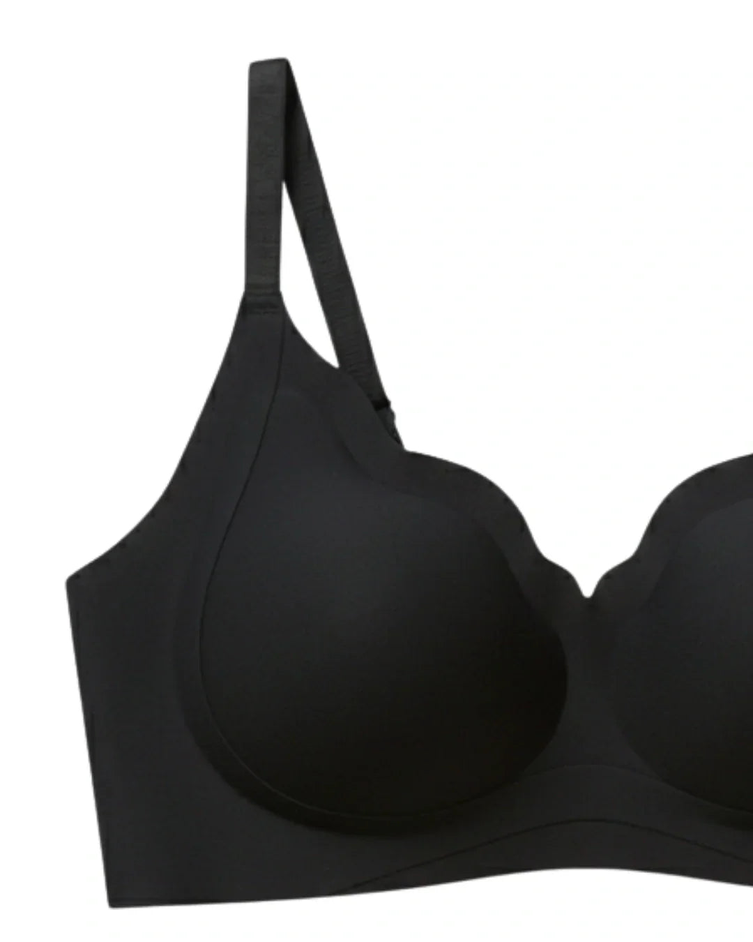 Seamless Padded Bra - Lunex - Black