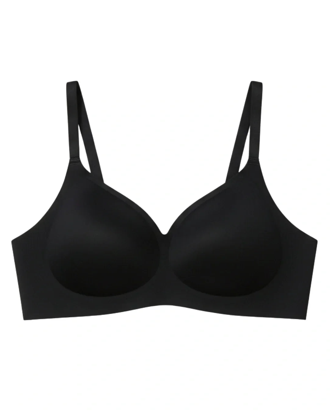 Seamless Padded Bra - Silven - Black