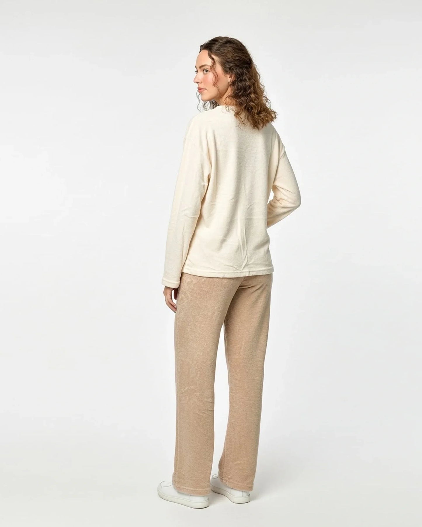 Love Teddy Fleece Pajama Suit