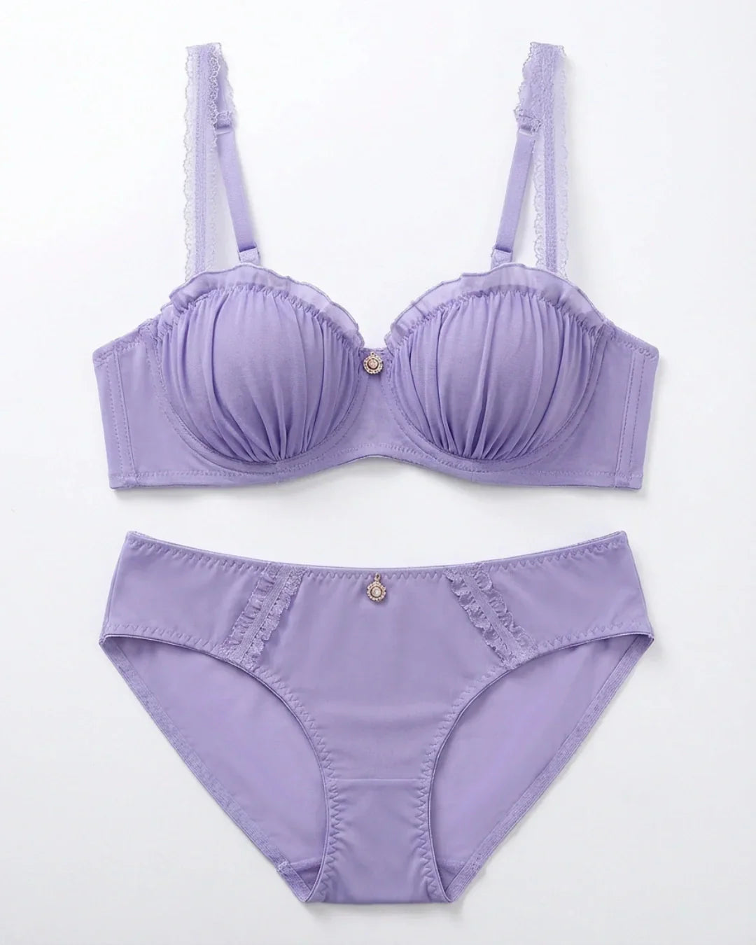 Padded Bra Set -  Lilac Muse