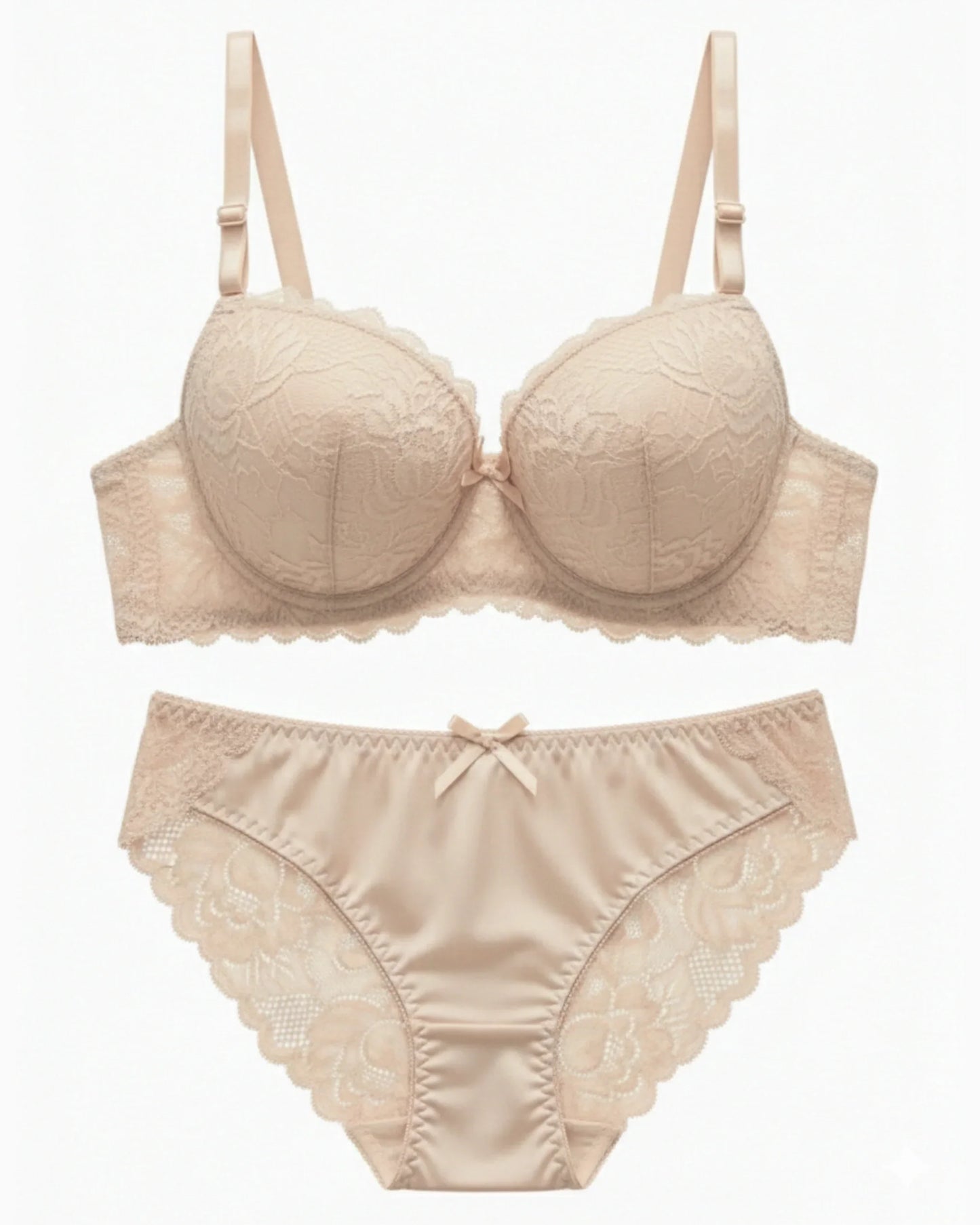 Padded Bra Set -  Embro - Skin