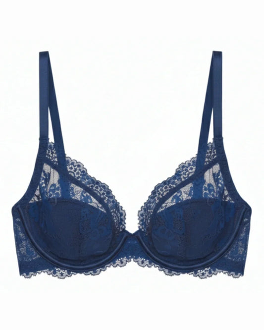 Non-Padded Bra - Sophia - Blue