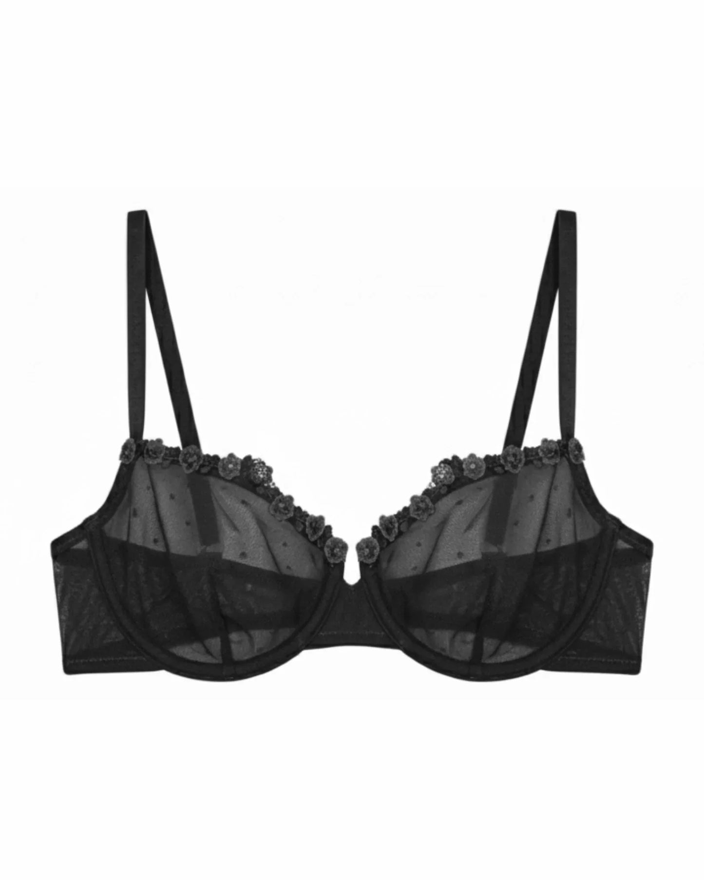 Non-Padded Bra - Mila - Black