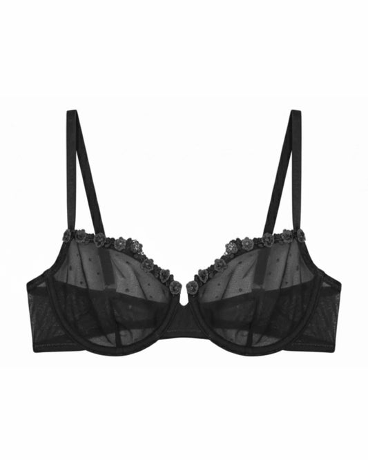 Non-Padded Bra - Mila - Black