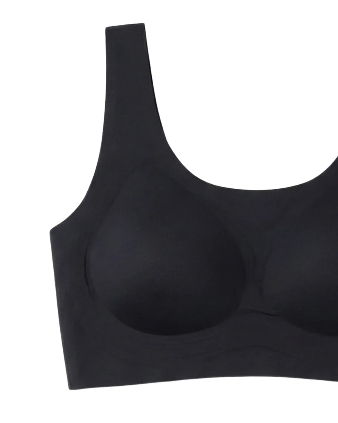 Seamless Padded Bra - Valenra - Black