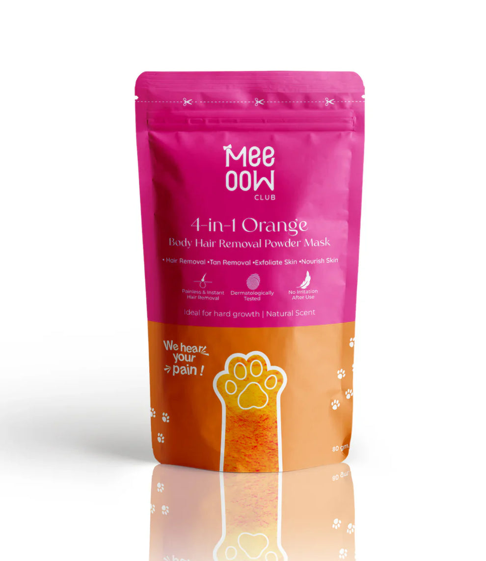 4 in 1 Meeow Hair Removal Wax Powder Mask (ORGINAL)