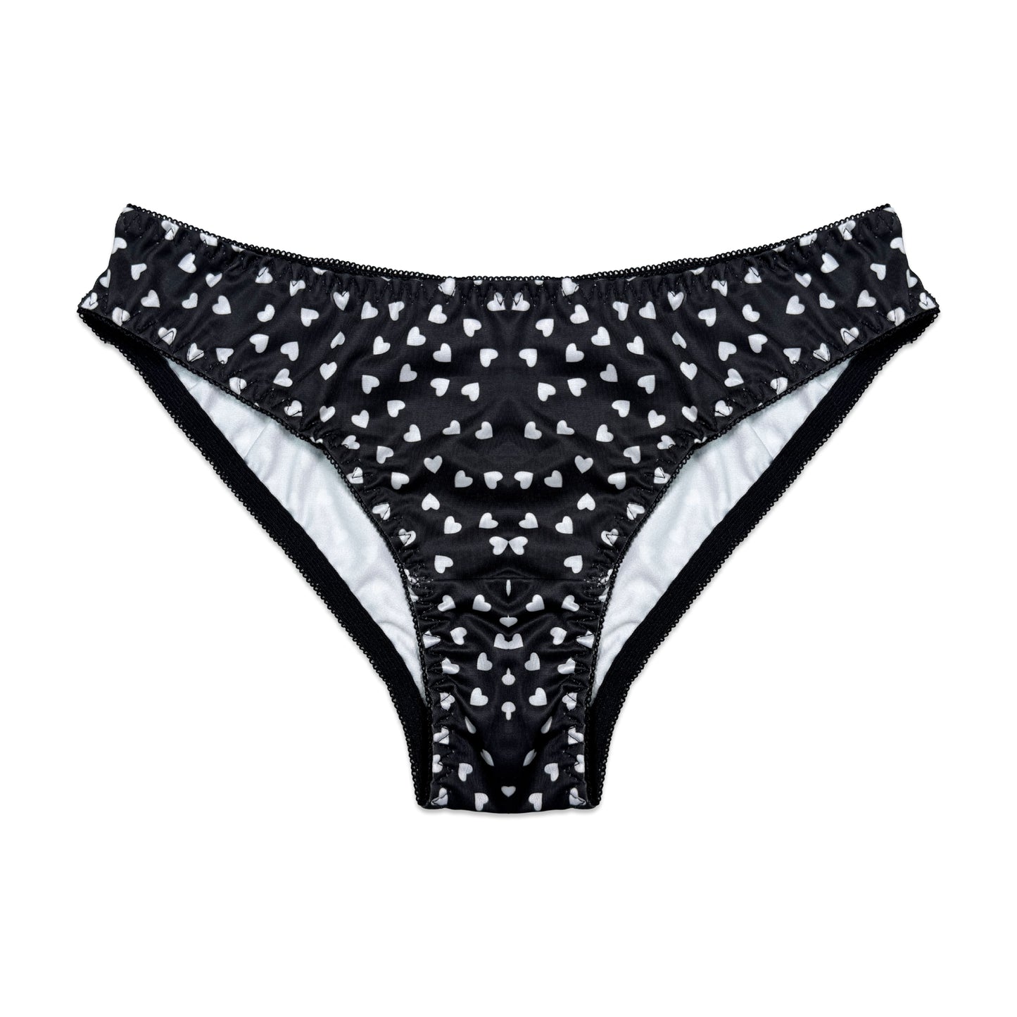 Padded Bra Set -  Noir Heart