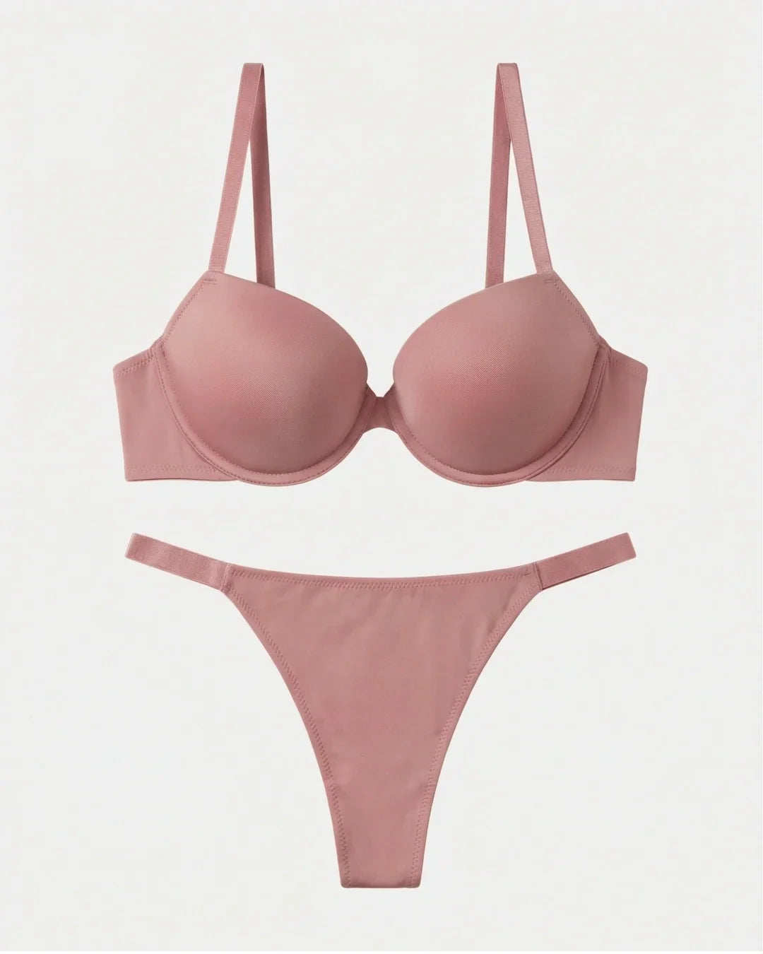 Padded Bra Set - Femora - Tea Pink
