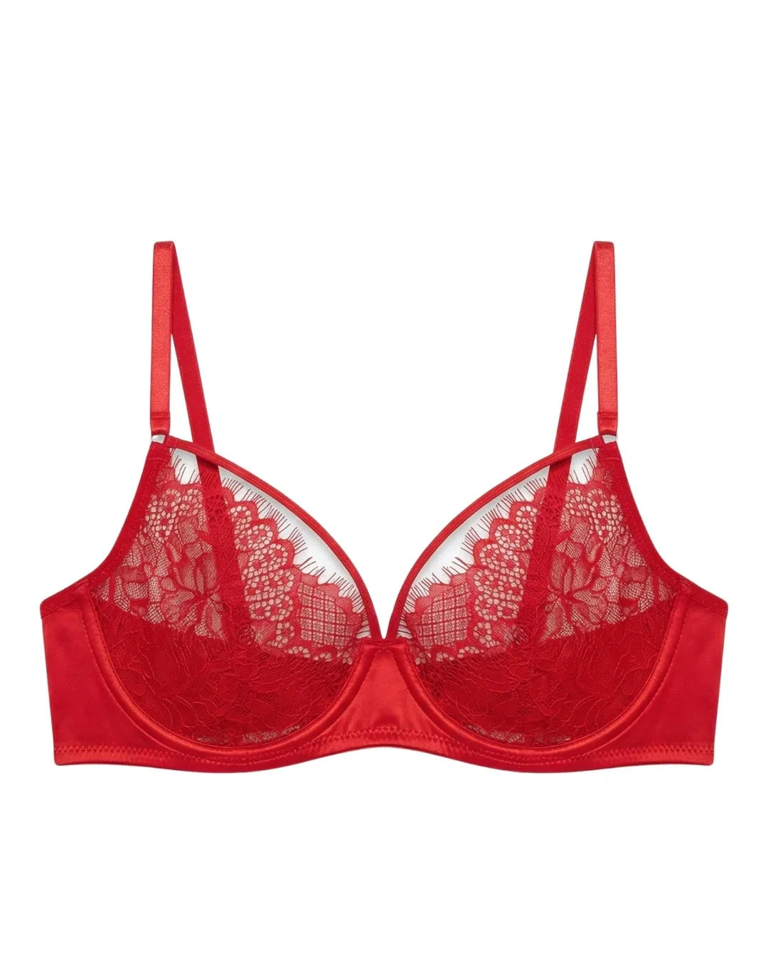 Non-Padded Bra - Vyxen - Red