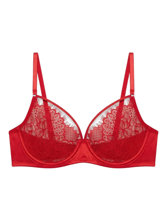 Non-Padded Bra - Vyxen - Red