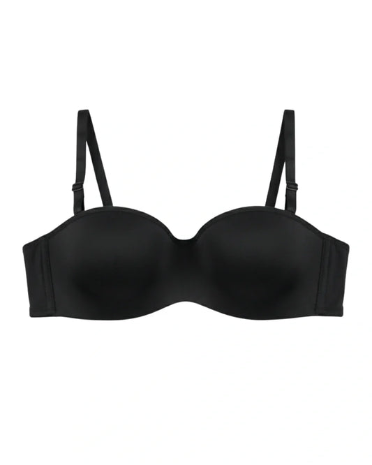 Padded Bra - Soft Wrap - Black