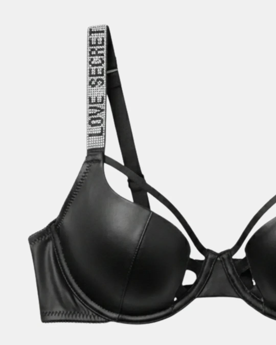 Non Padded Underwire Bra Set - True Fit - Black