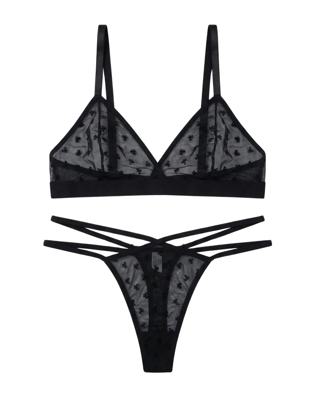 Non Padded Bra Set - Rosbow