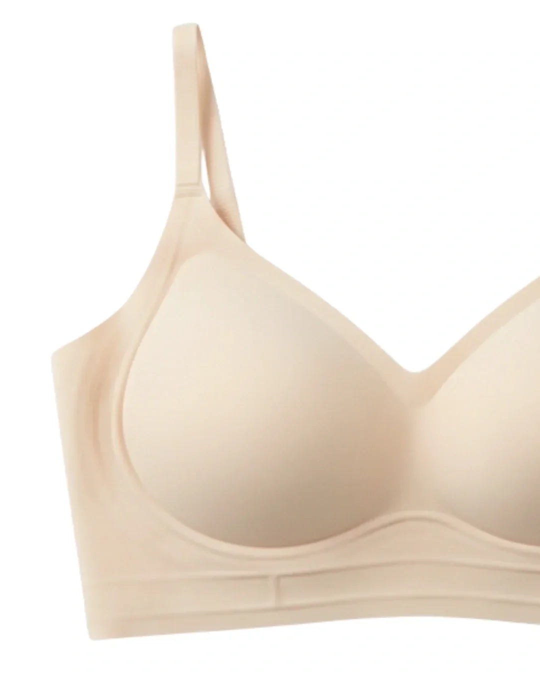 Seamless Padded Bra - Silvera - Skin