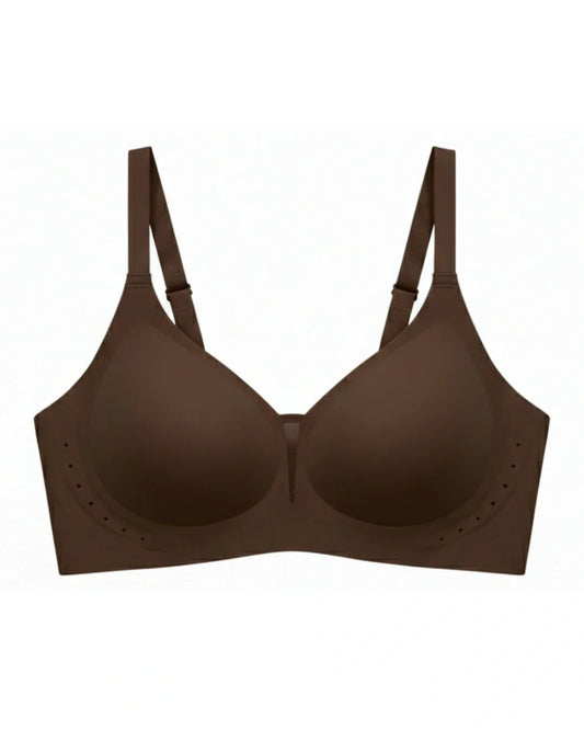 Seamless Padded Bra - Eros - Dark Brown