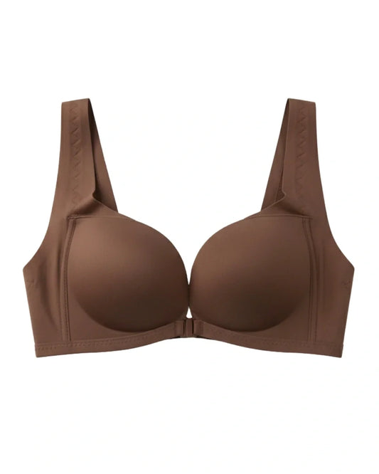Seamless Padded Bra - Elvra - Dark Brown