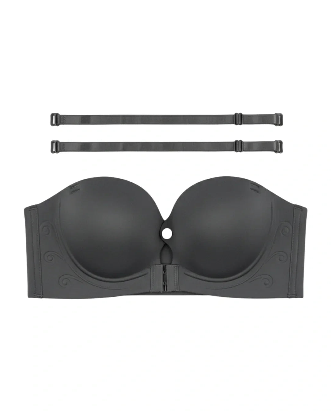 Seamless Padded Bra - Noryx - Charcoal