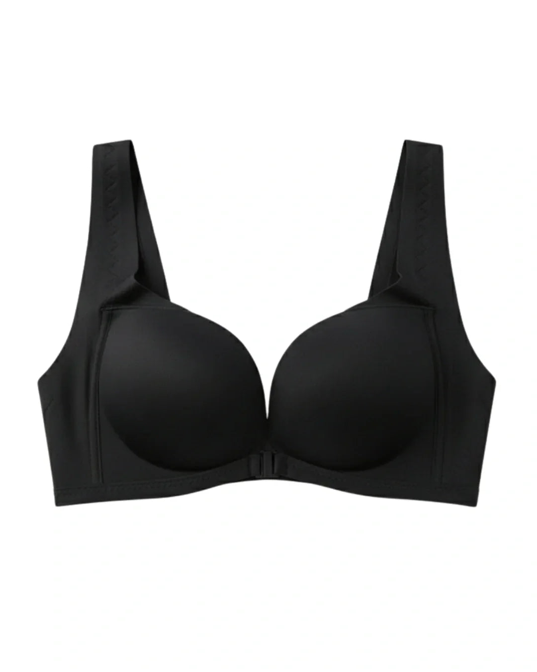 Seamless Padded Bra - Elvra - Black