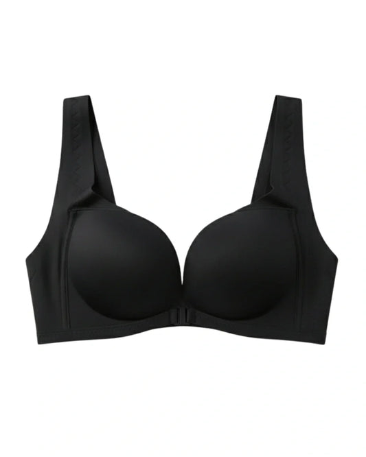 Seamless Padded Bra - Elvra - Black
