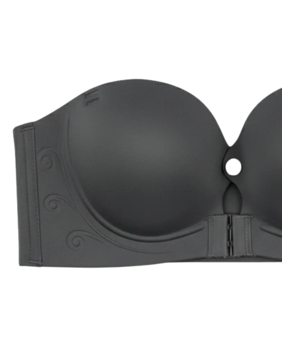 Seamless Padded Bra - Noryx - Charcoal