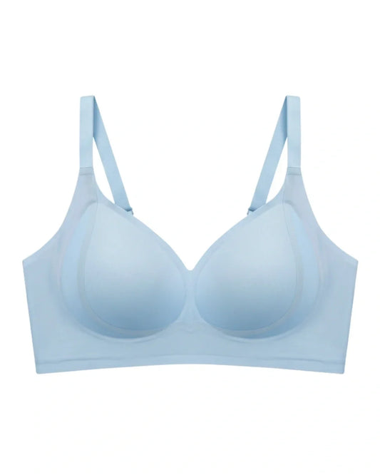 Seamless Padded Bra - Zavelle - Sky Blue