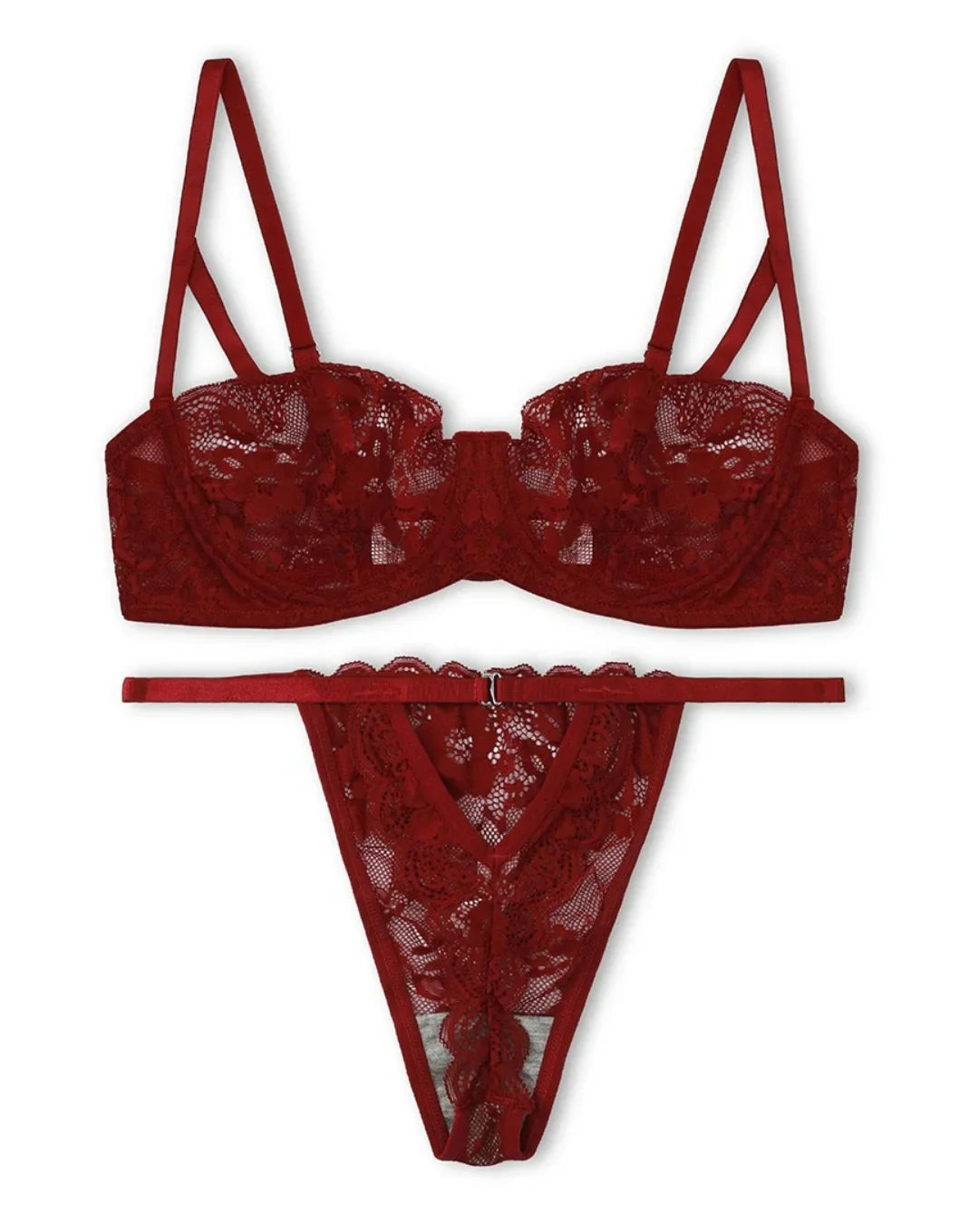 Non Padded Bra Set - Lila
