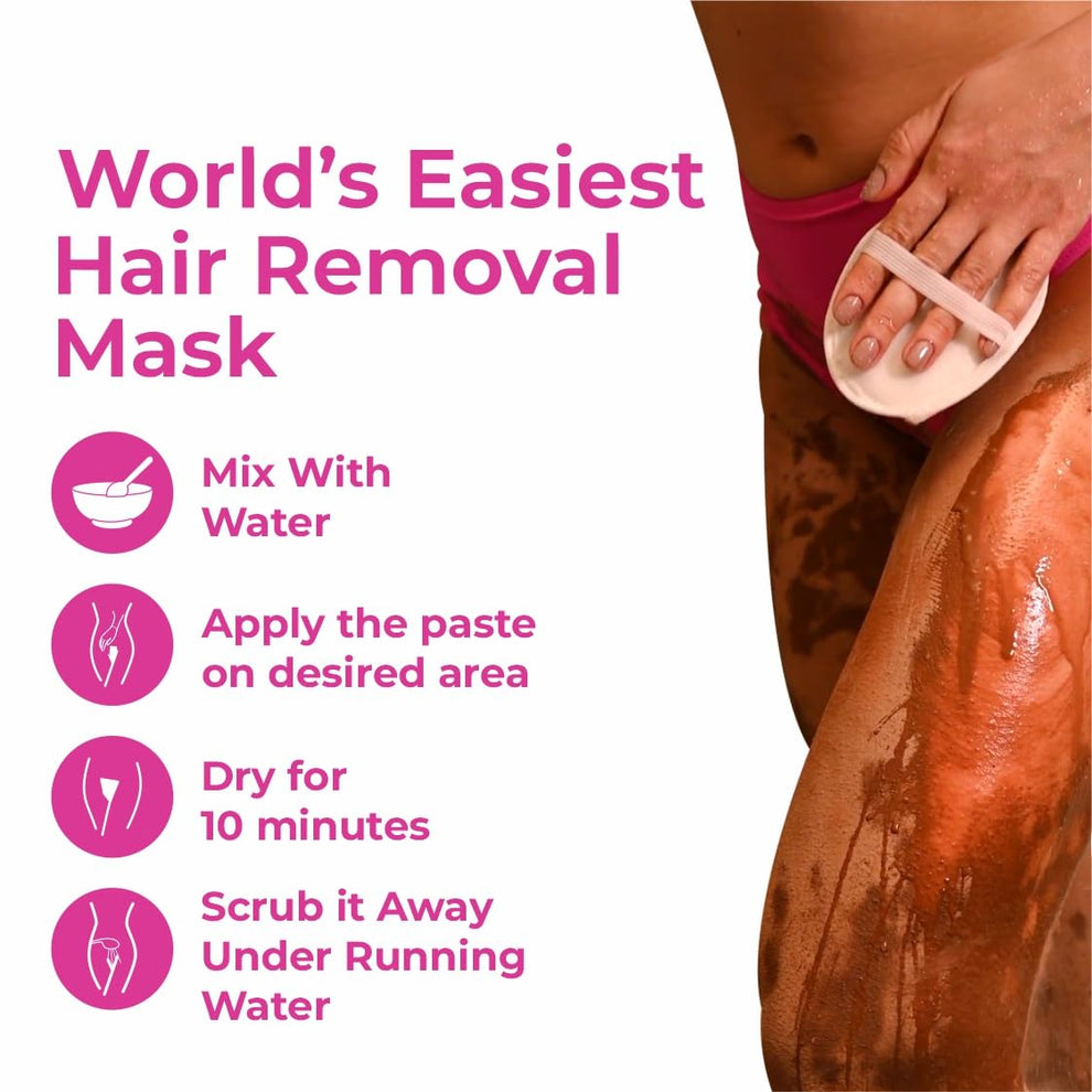 4 in 1 Meeow Hair Removal Wax Powder Mask (ORGINAL)