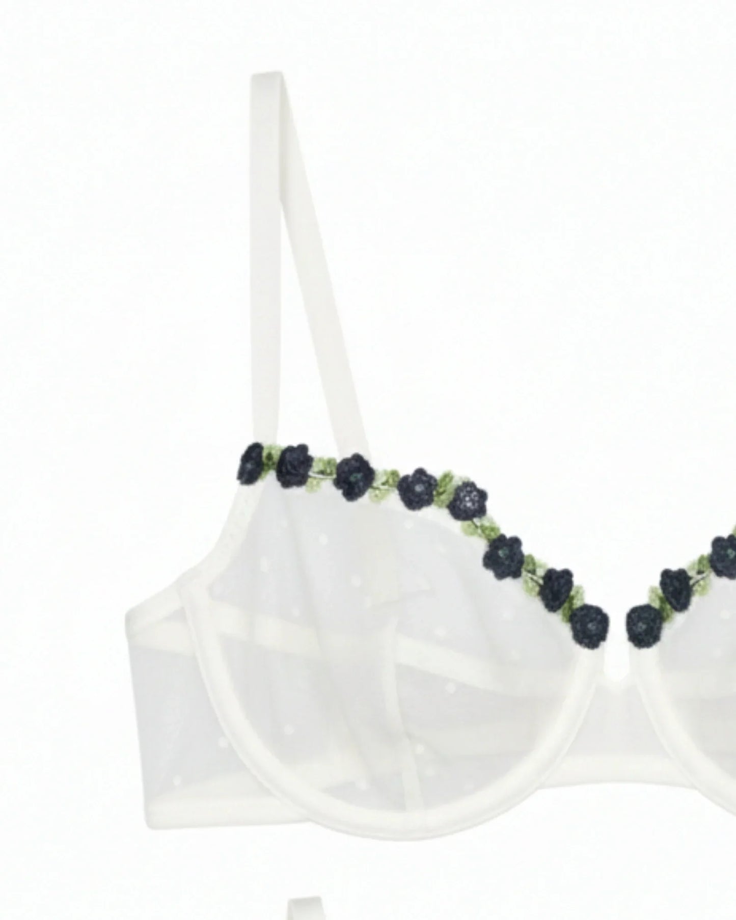 Non-Padded Bra - Mila - White