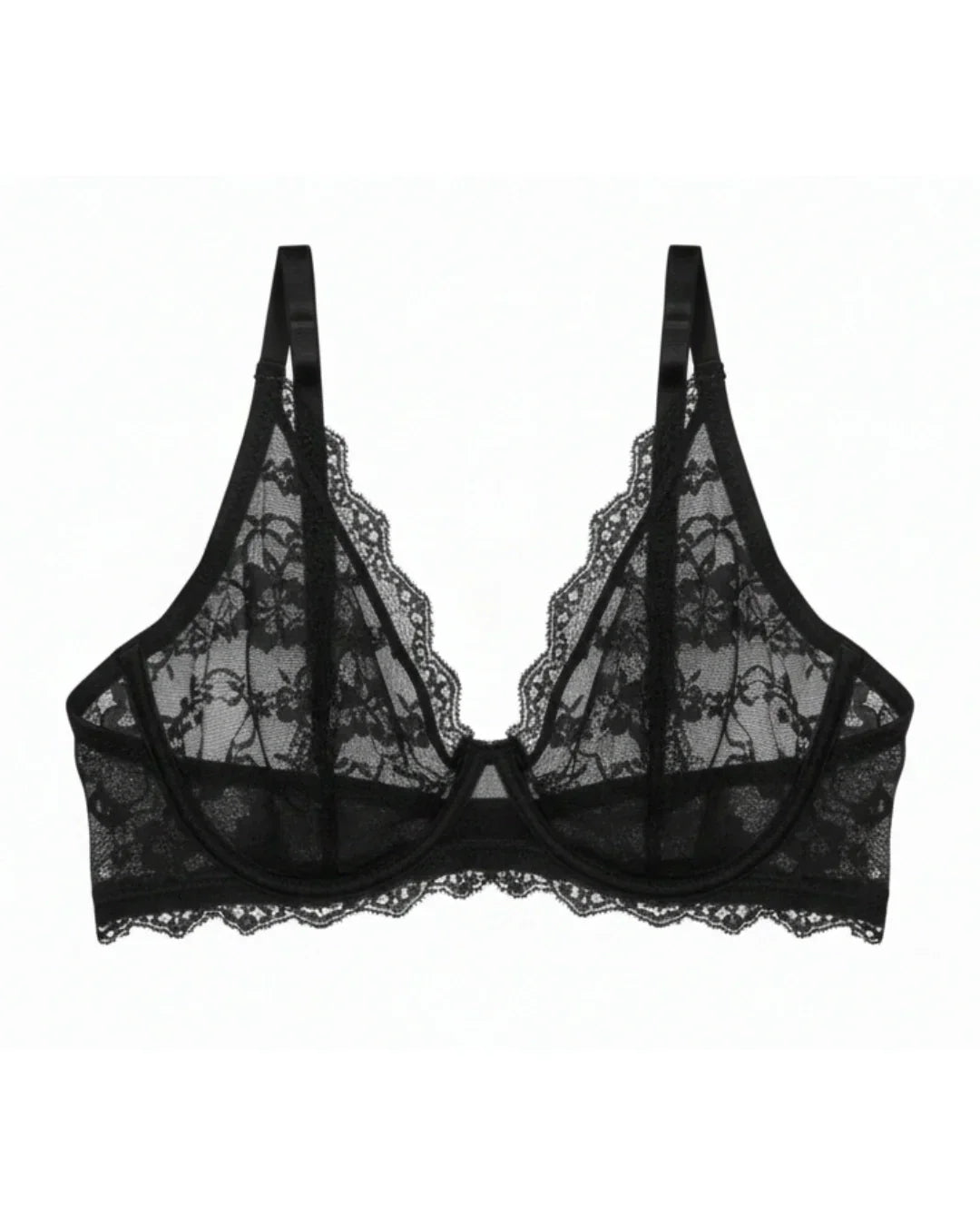Non-Padded Bra - Aria - Black