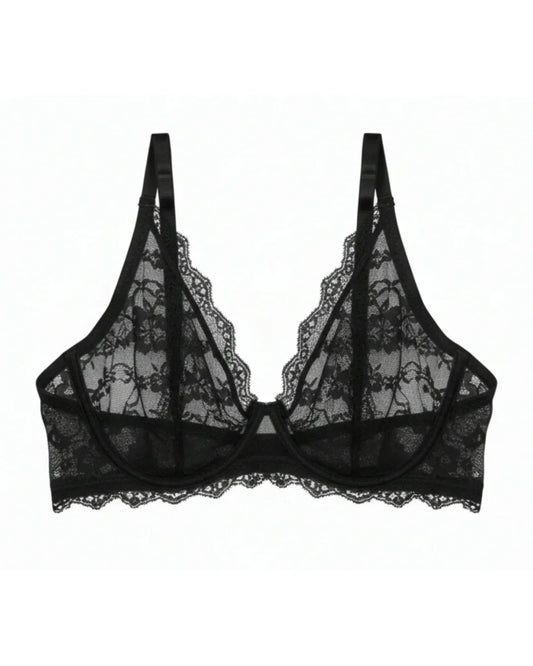 Non-Padded Bra - Aria - Black