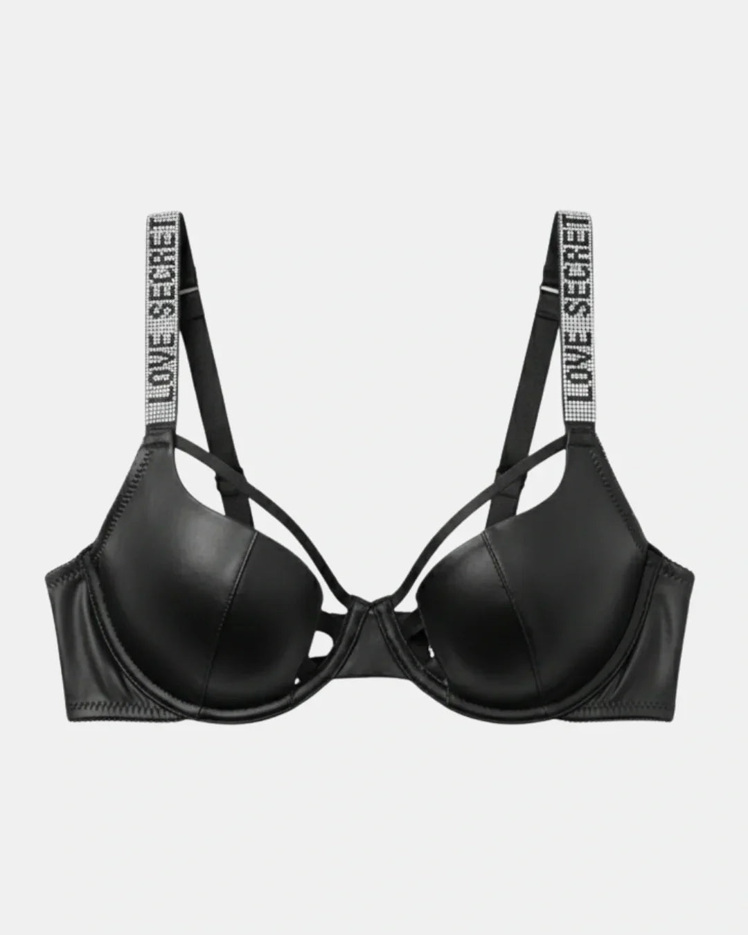 Non Padded Underwire Bra Set - True Fit - Black