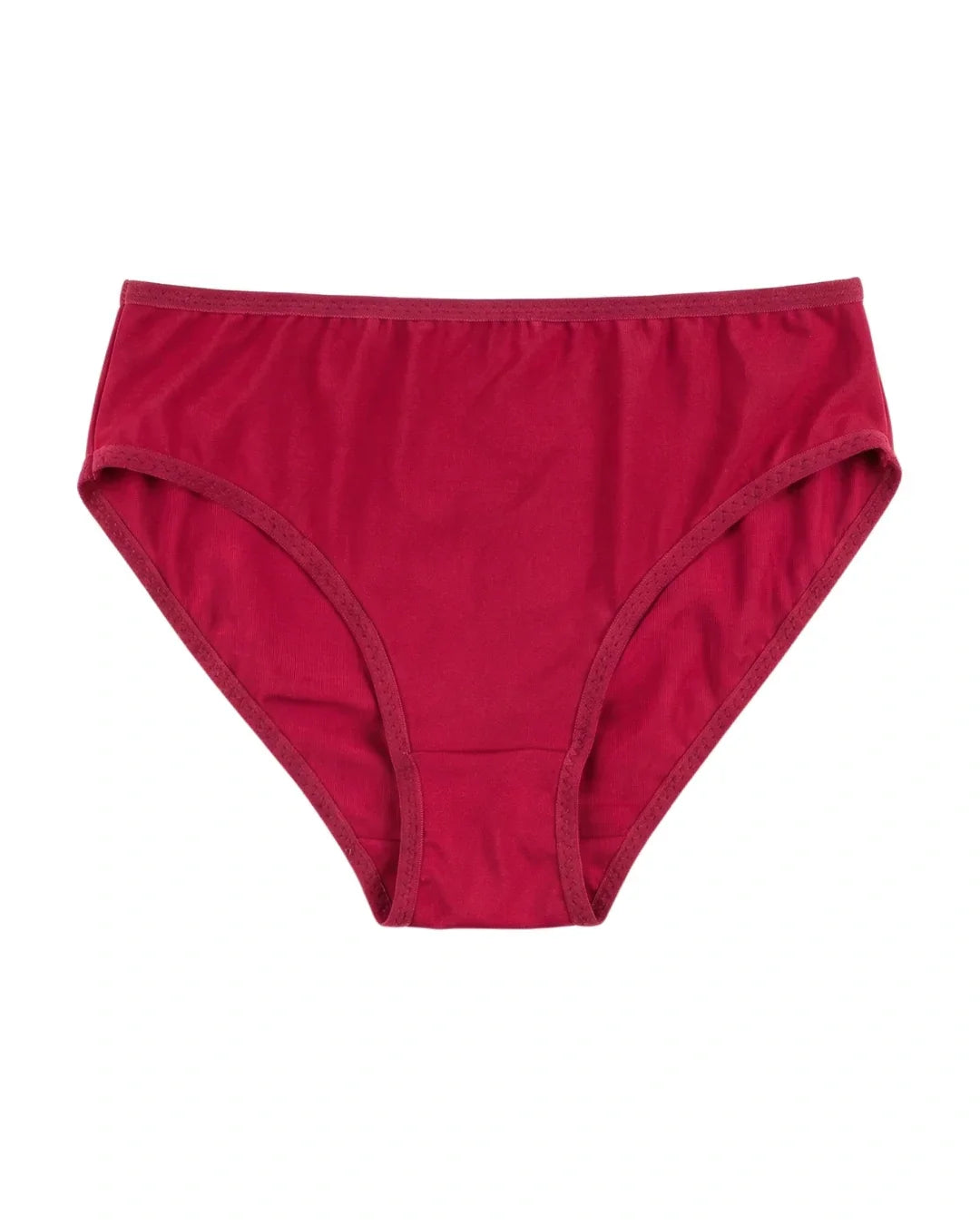 Cotton Brief Panty - Arvia - Maroon