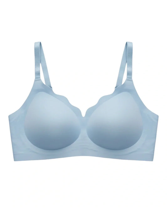 Seamless Padded Bra - Amorva - Blue