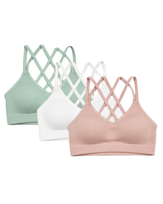 Pack of 3 Teenage Bra - Rib Lite