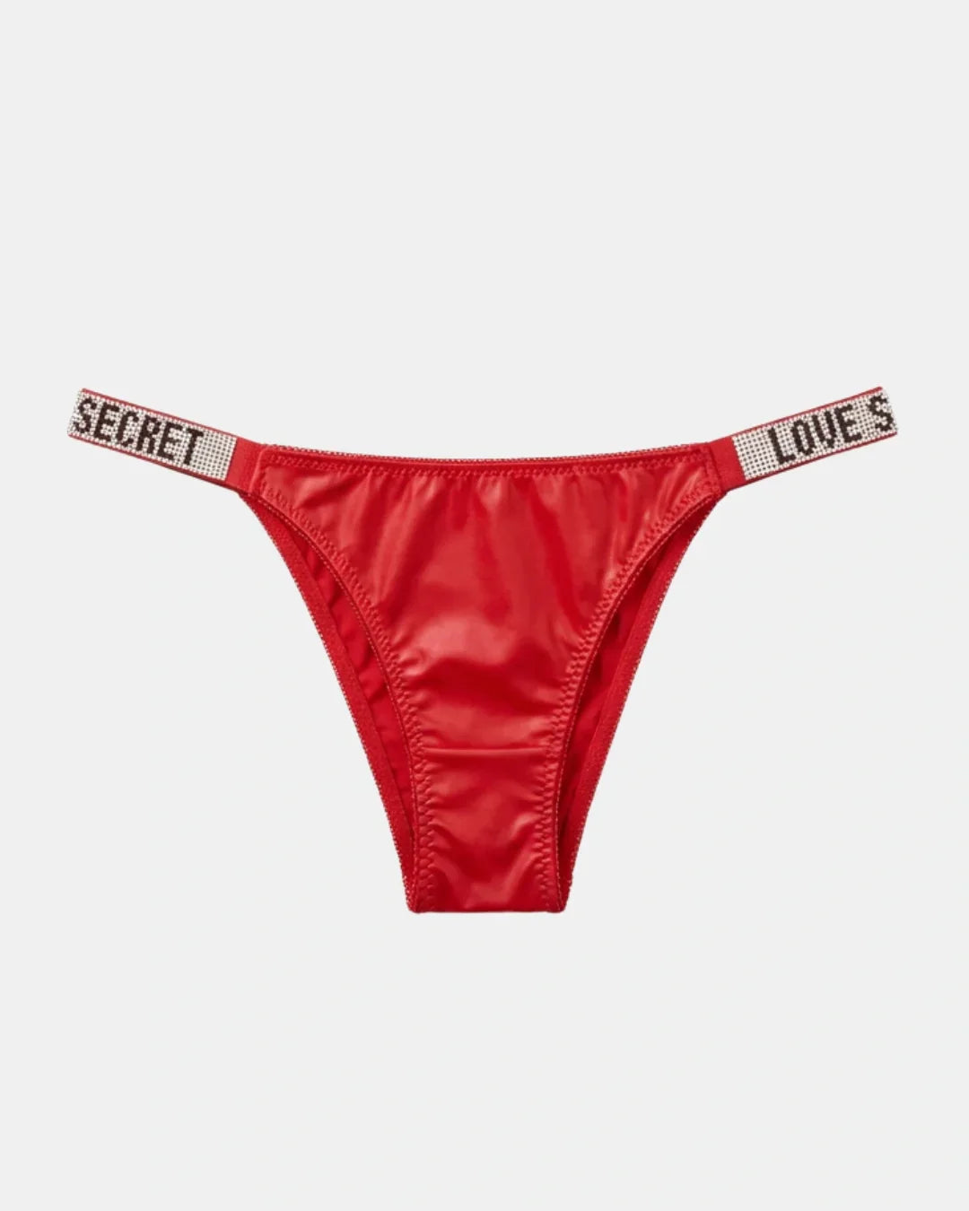 Non Padded Underwire Bra Set - True Fit - Red