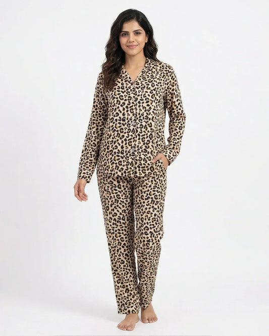 Linen Pajama Suit - Leora